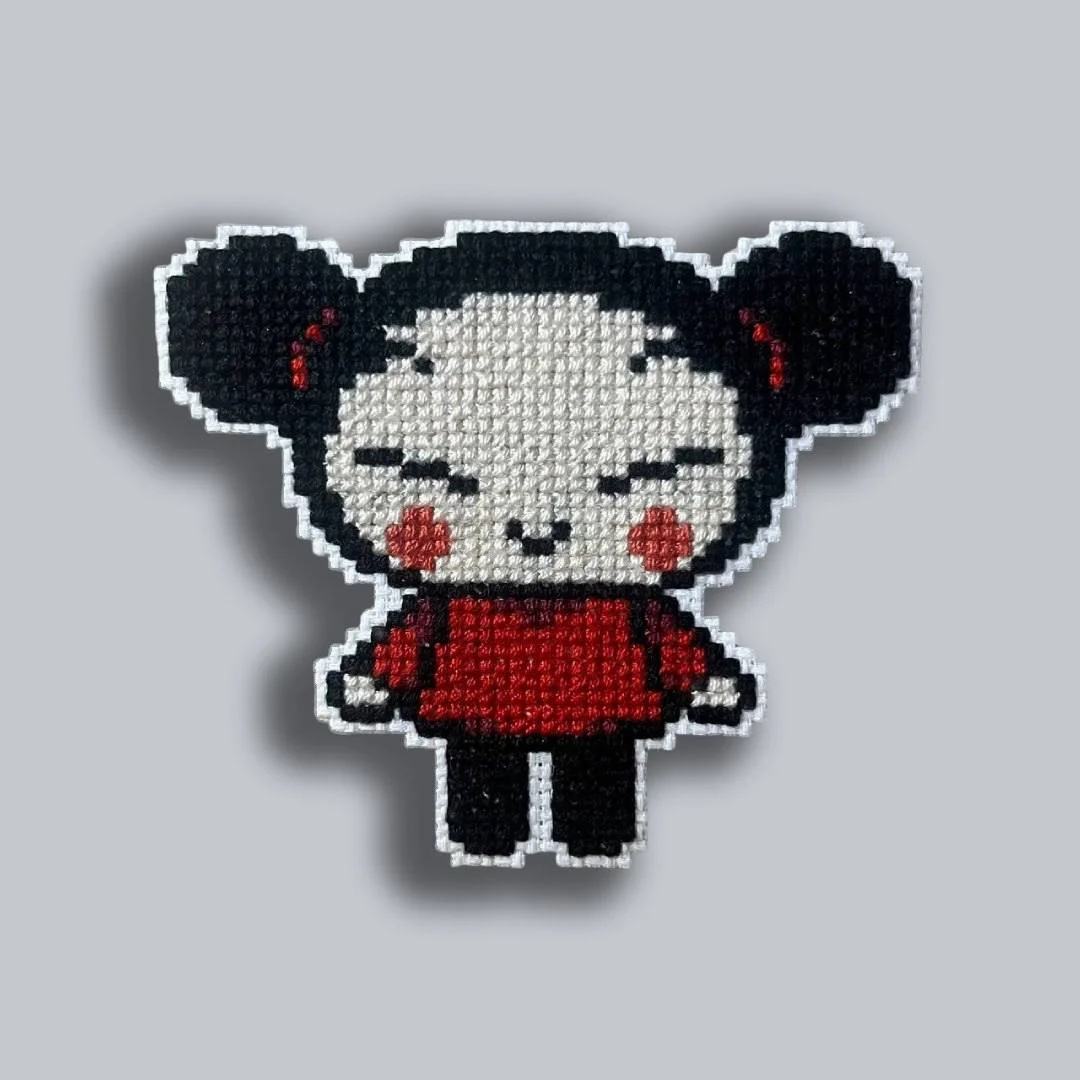 Pucca/Пукка шеврон-термонаклейка ручной работы - изображение 1