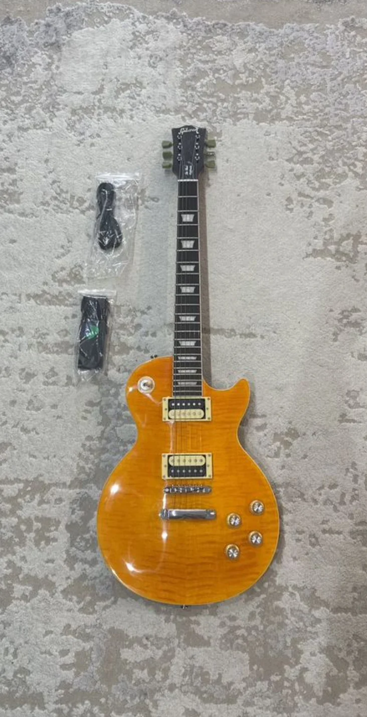 Новая Электрогитара Gibson Les Paul Honey Burst - изображение 1