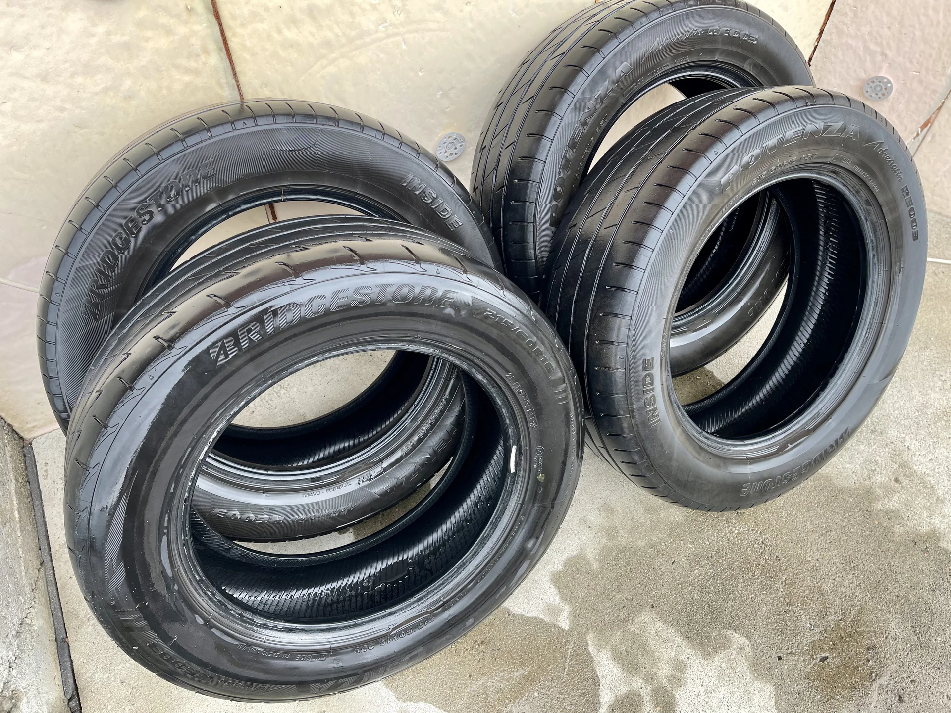 Bridgestone Potenza 215/60 R16 - изображение 1