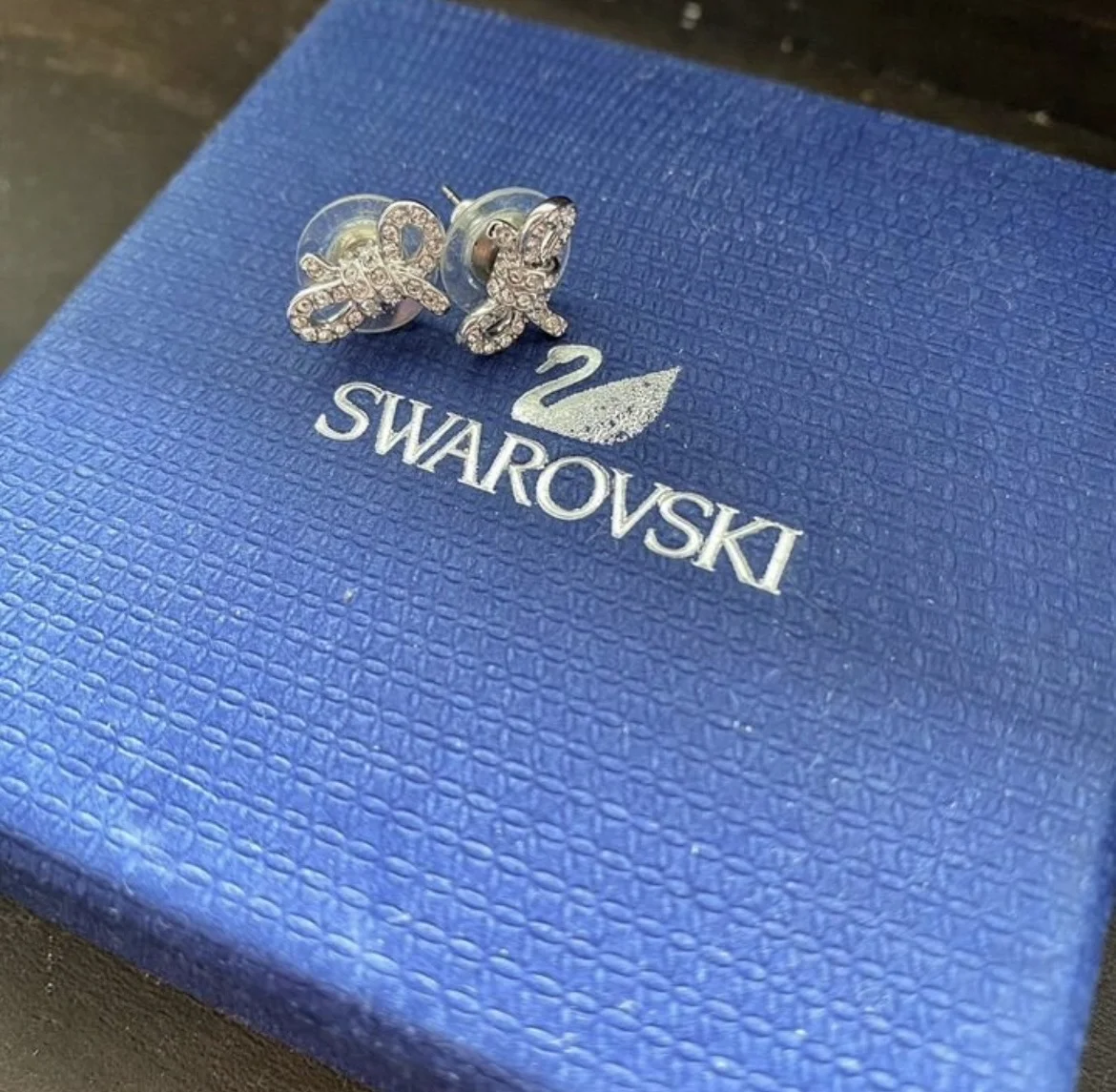 серьги swarovski оригинал - изображение 1