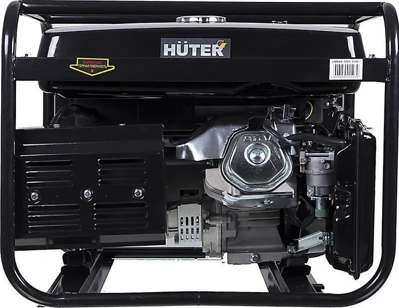 Бензогенератор DY6500L 1ф 5000Вт ручной стартер HUTER 64/1/6 - миниатюра 4