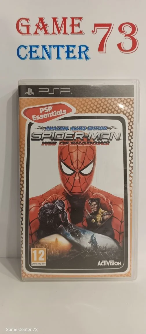 Spider-Man Web of Shadows Essentials для Sony Psp Б/У - изображение 1