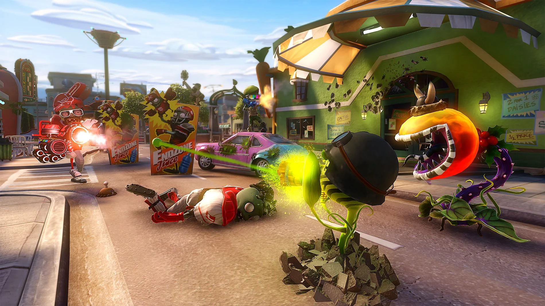 Plants vs. Zombies (PVZ) Garden Warfare для X-Box One Б/У - миниатюра 4