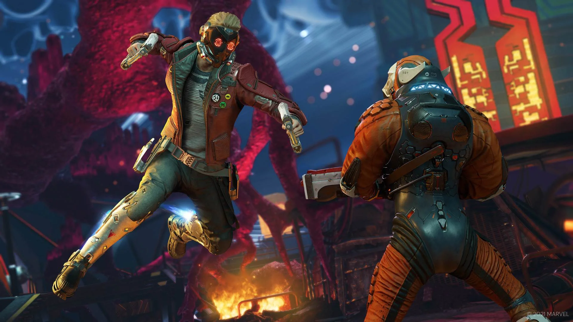 Marvel's Guardians (Стражи Галактики) для Sony Ps4 Б/У - миниатюра 4