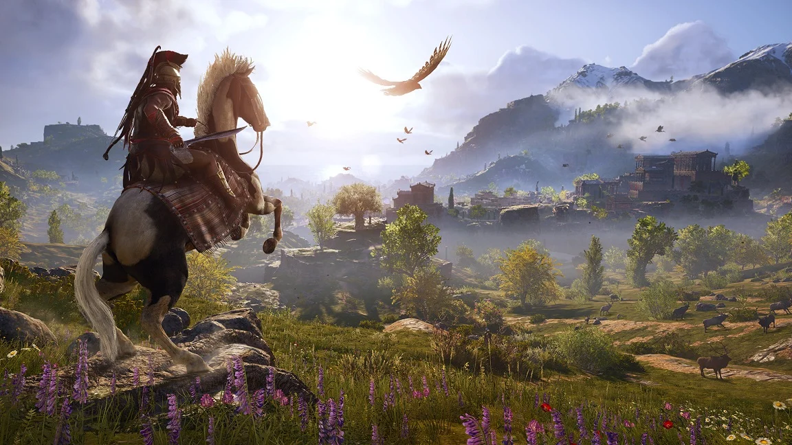Assassin's Creed Odyssey (Одиссея) для Sony Ps4 Б/У - миниатюра 2