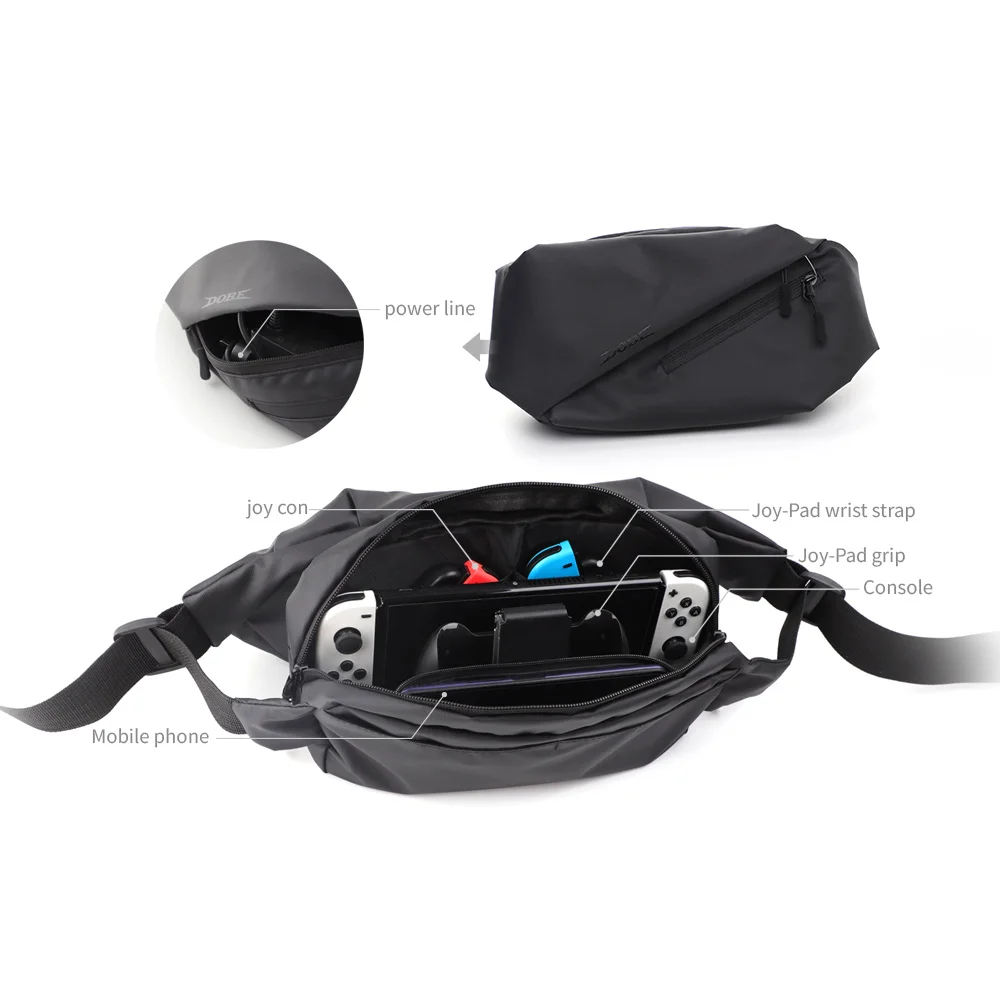 Сумка Dobe для N-Switch, черная, TY-2838 - миниатюра 2