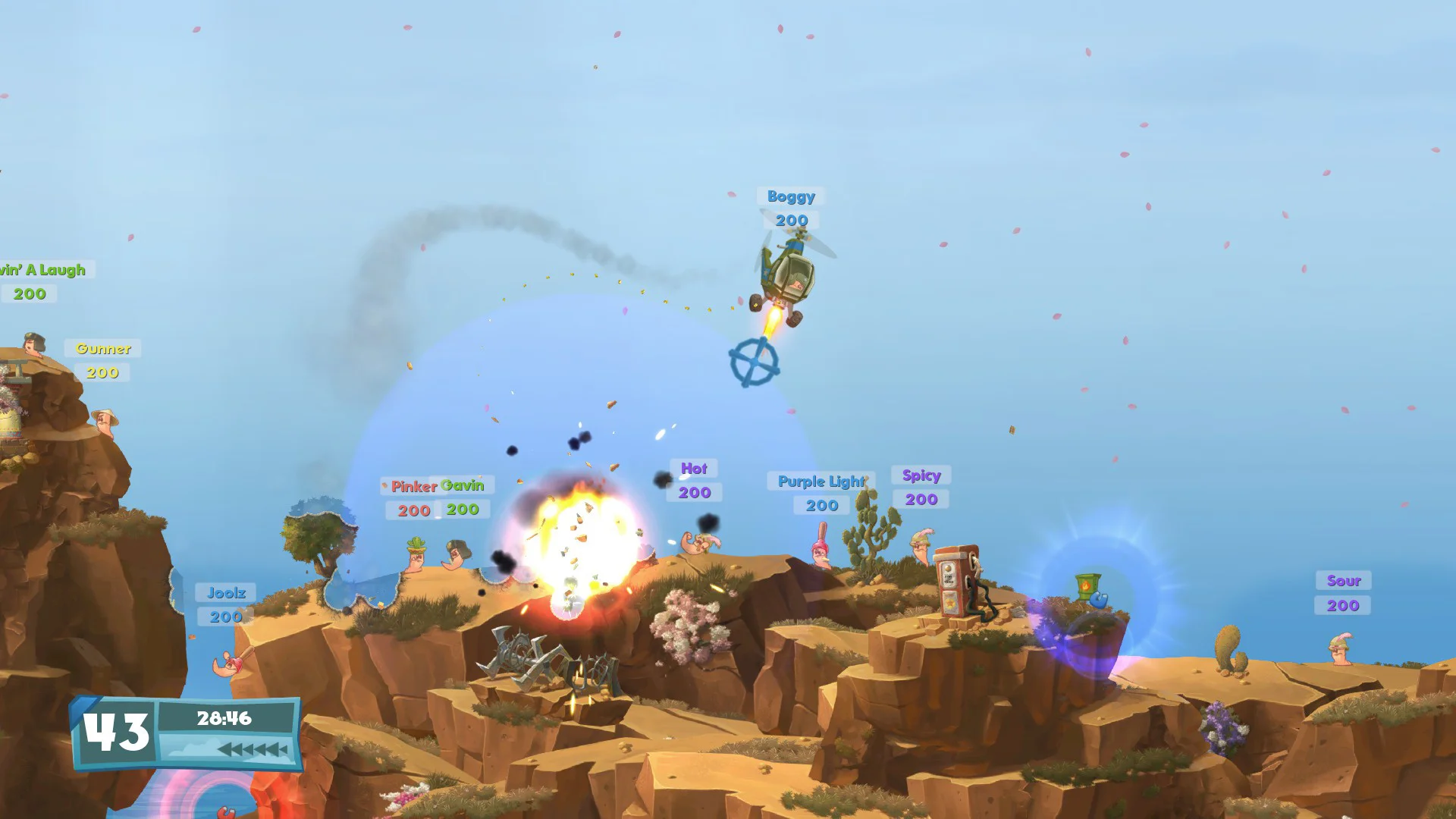 Worms Battlegrounds + Worms W.M.D для Sony Ps4 - миниатюра 2