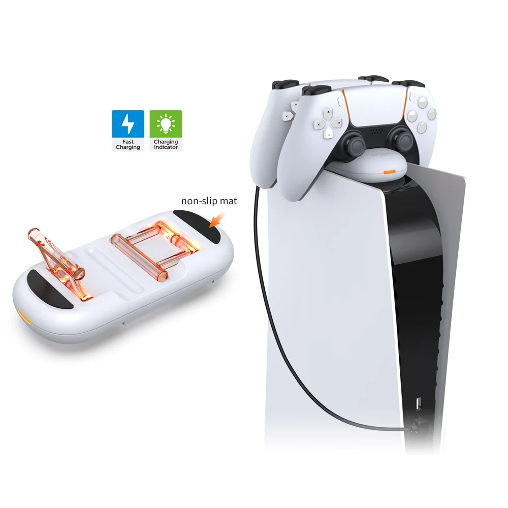 Зарядная станция Dobe для 2х DualSense 5 TP5-2508S - миниатюра 4