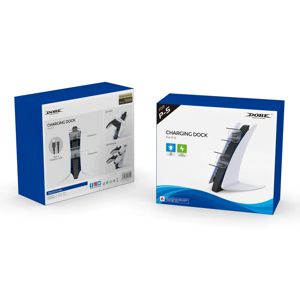 Двойная зарядная база DOBE для PS5 TP5-0557 - миниатюра 4