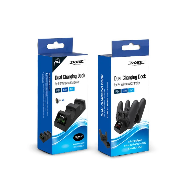 Зарядная станция Dobe для 2-х Dualshock 4 TP4-1822 - миниатюра 7