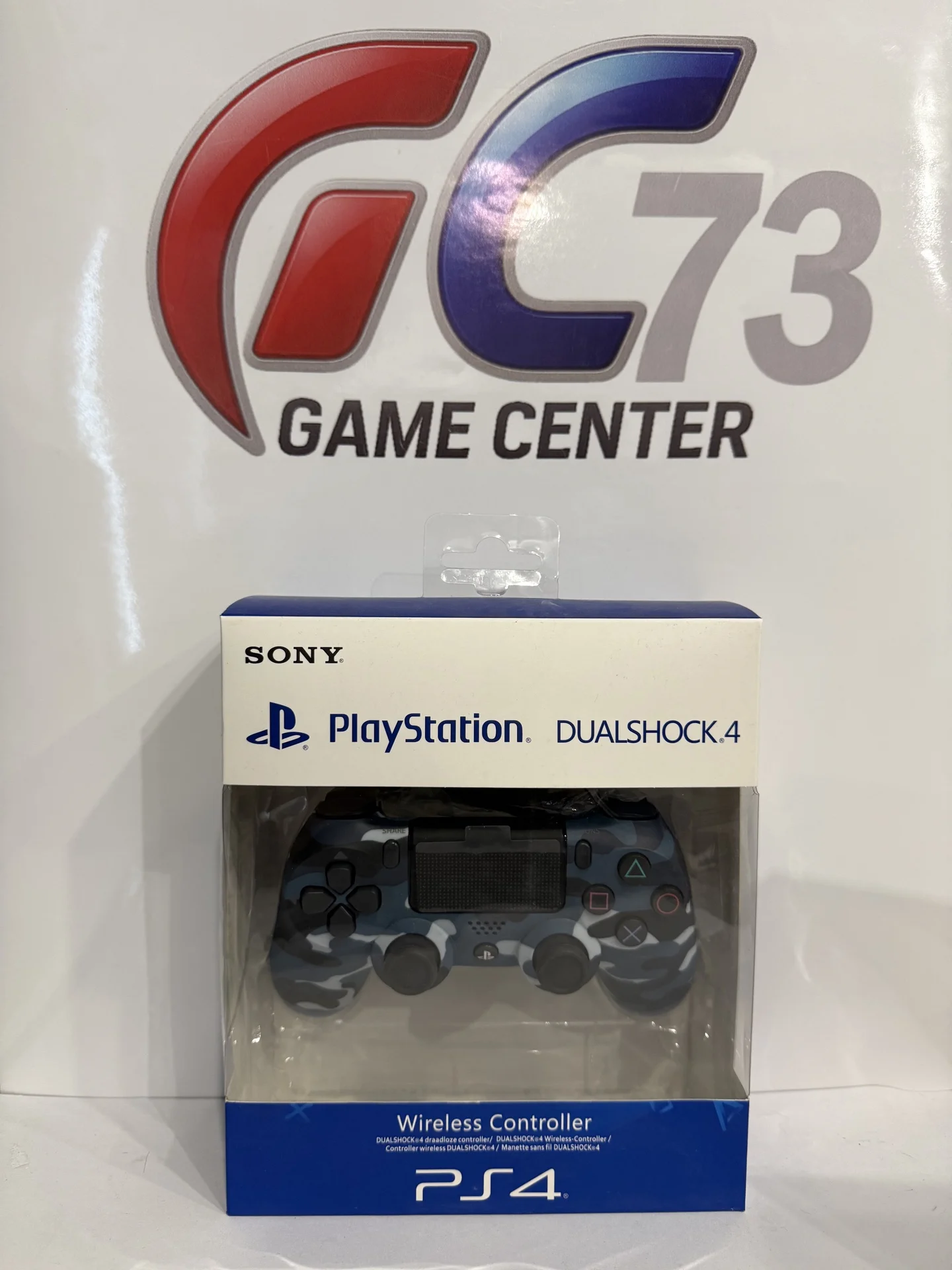 Новый Dualshock 4 для Sony Ps4 Голубой Камуфляж - изображение 1