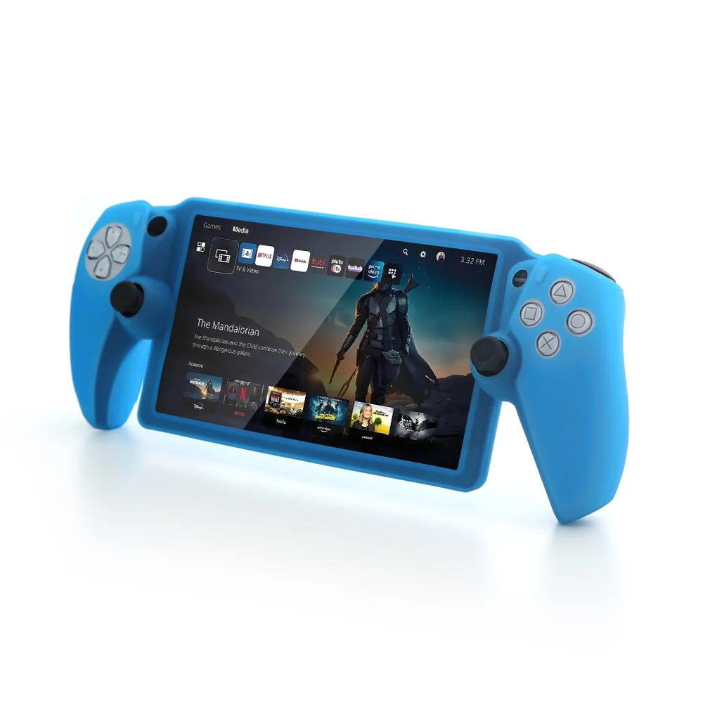 Силиконовый чехол для PS5 Portal TP5-3586B синий - миниатюра 2