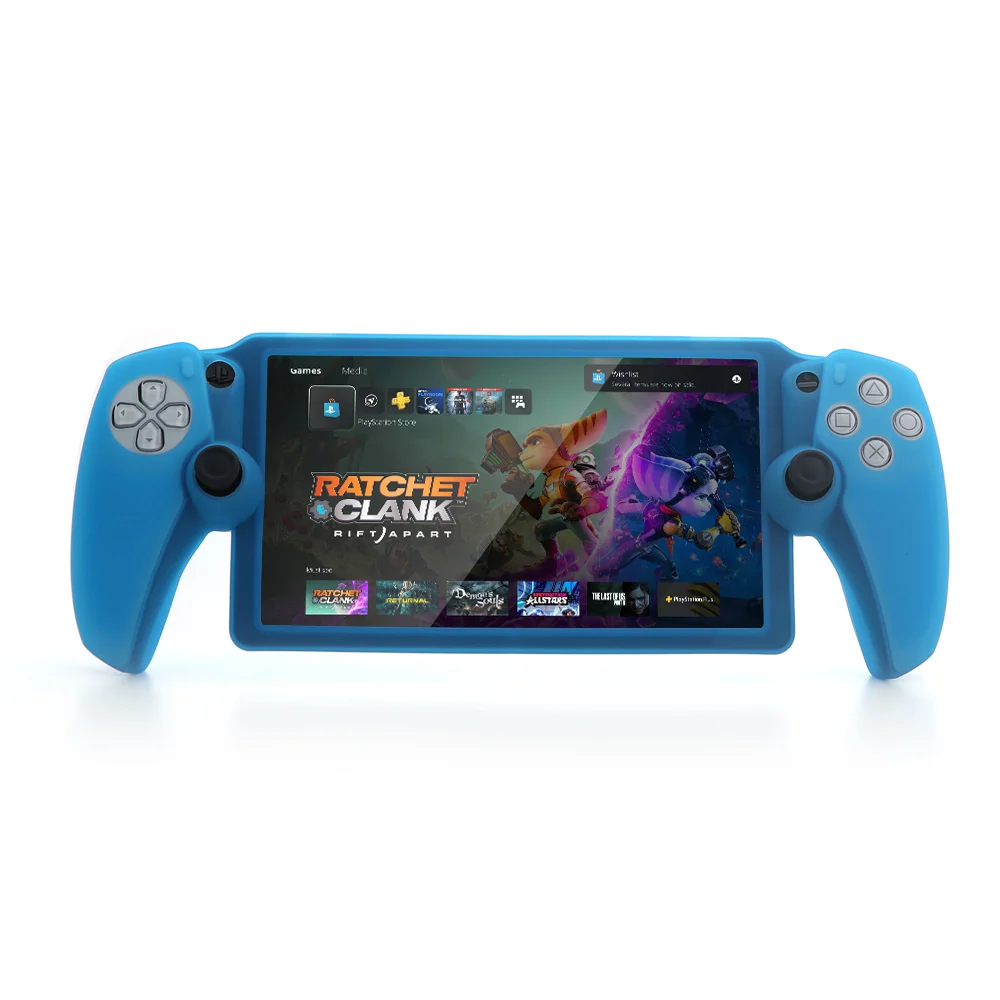 Силиконовый чехол для PS5 Portal TP5-3586B синий - миниатюра 3