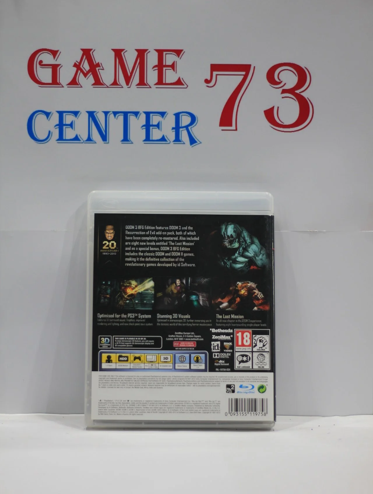 Doom 3 BFG Edition для Sony Ps3 Новый - миниатюра 3
