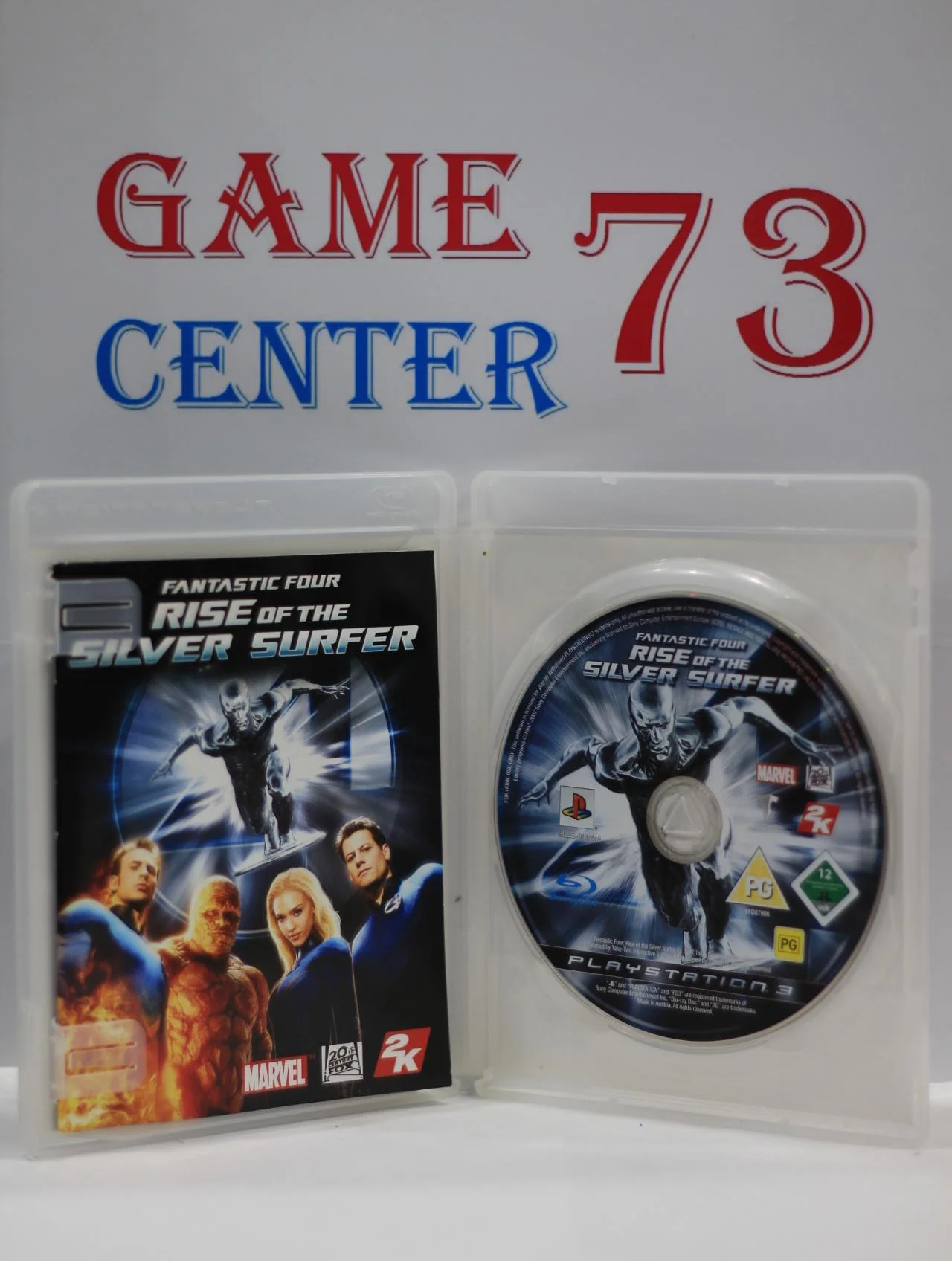 Fantastic Four Rise of the Silver Surfer для Sony Ps3 Б/У - миниатюра 2