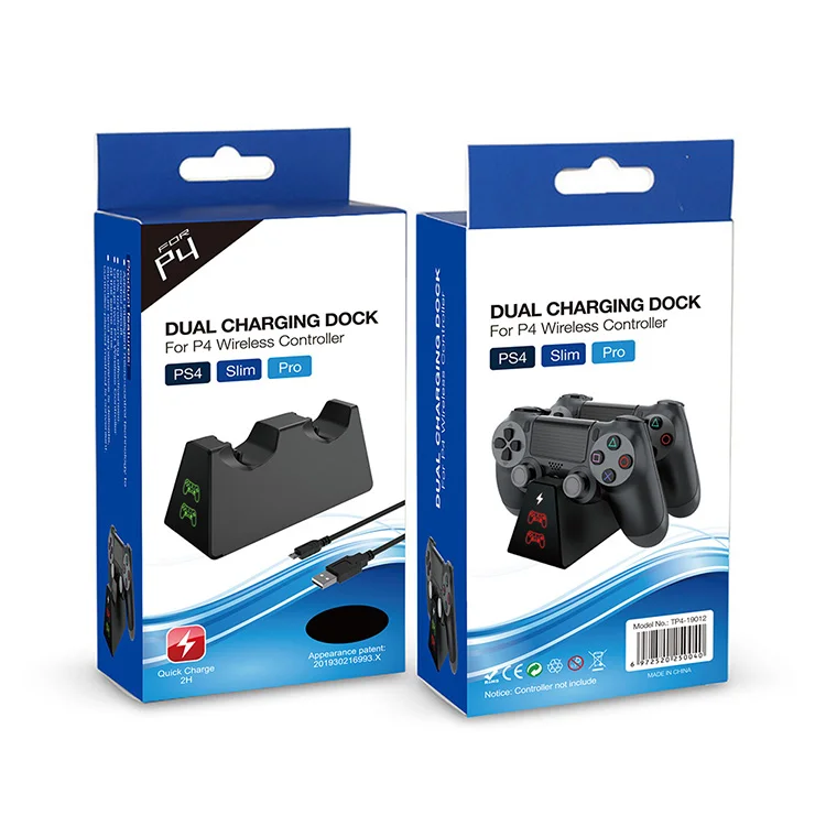 Зарядная станция Dobe для 2х Dualshock 4 TP4-19012 - миниатюра 7