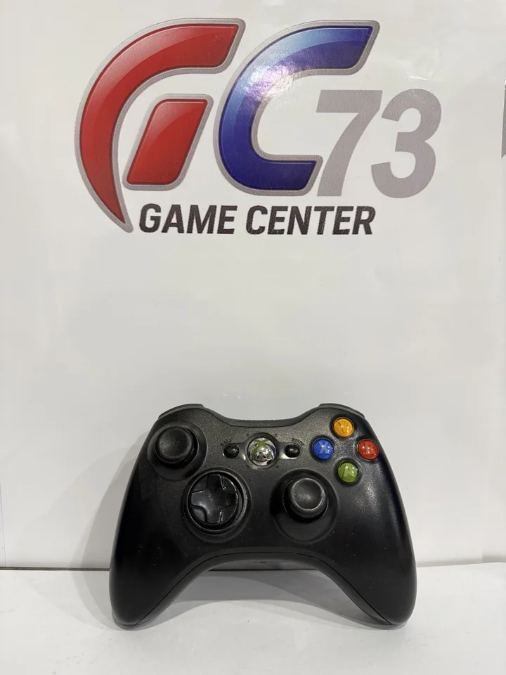 Беспроводной Геймпад для X-Box 360 Чёрный Оригинал Б/У - изображение 1