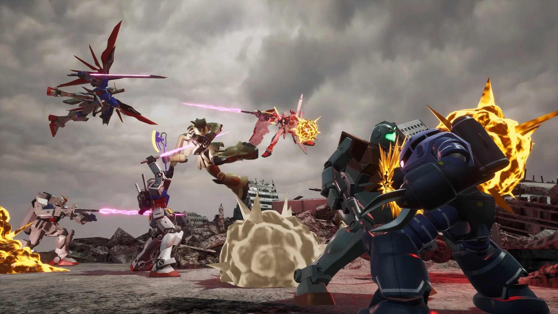 New Gundam Breaker для Sony Ps4 Б/У - миниатюра 2
