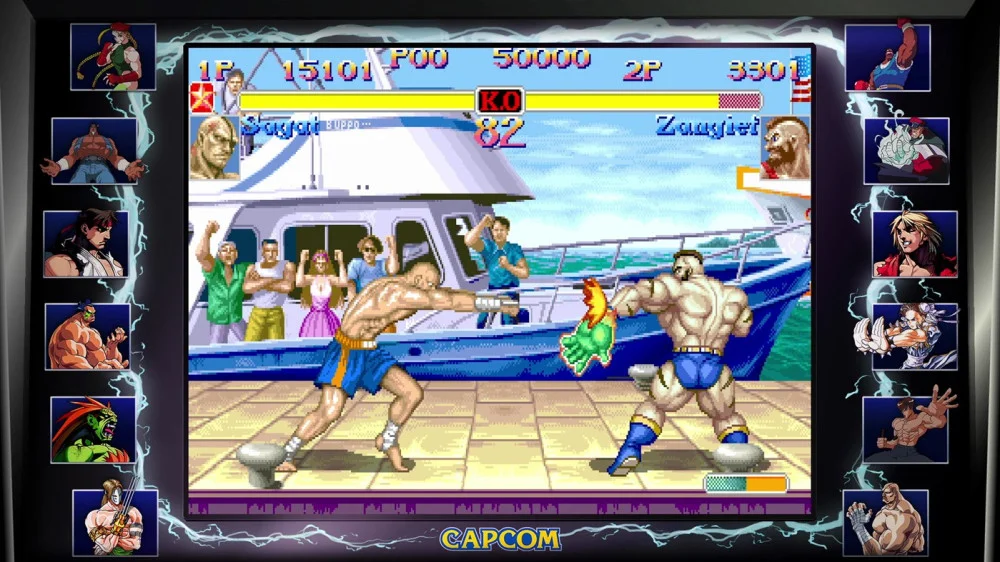 Street Fighter 30th Anniversary Collection для Sony Ps4 Б/У - миниатюра 2