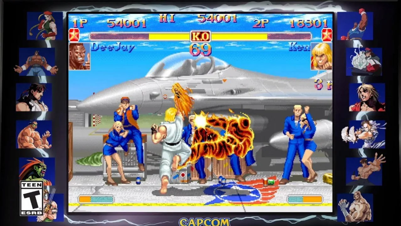 Street Fighter 30th Anniversary Collection для Sony Ps4 Б/У - миниатюра 3