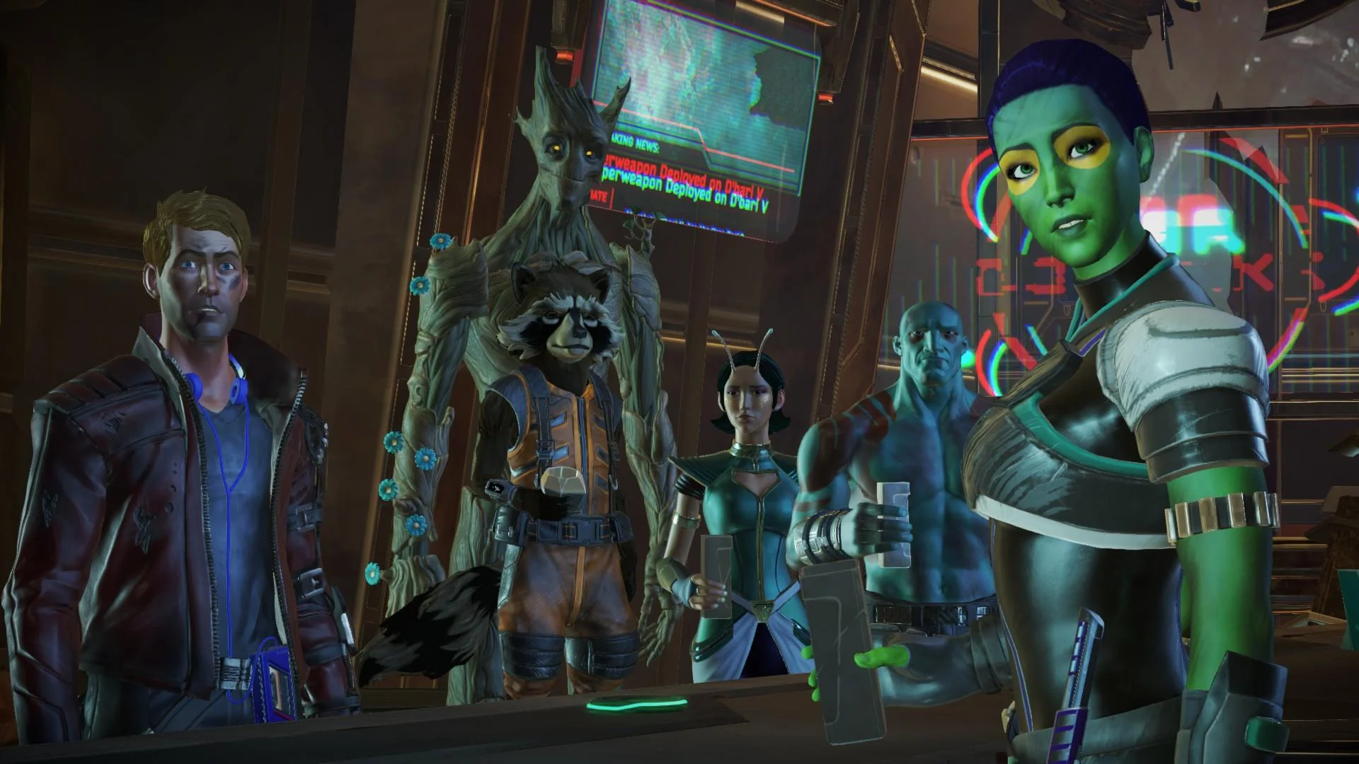 Marvel's Guardians (Стражи Галактики) The Telletale для Sony Ps4 Б/У - миниатюра 3