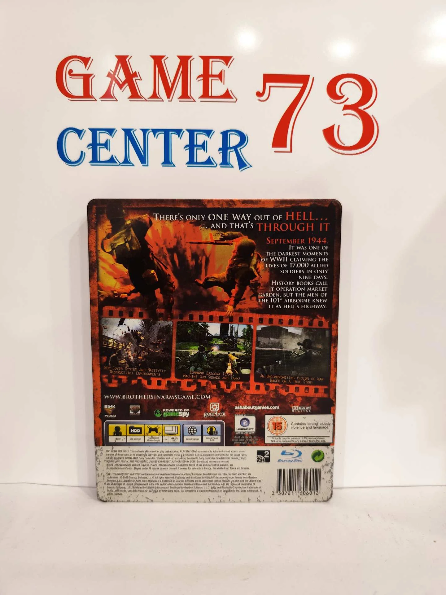 Brothers in Arms Hell’s Highway Steelbook для Sony Ps3 Б/У - миниатюра 3