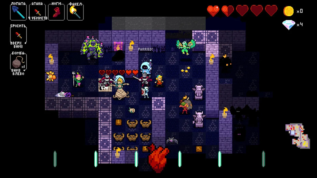 Crypt of the NecroDancer для Sony Ps4 - миниатюра 4