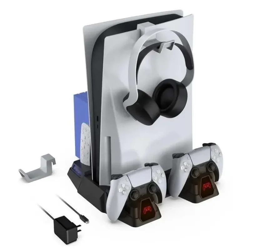 Мульти-стенд Dobe для Sony Ps5 TP5-1525B черный - миниатюра 4