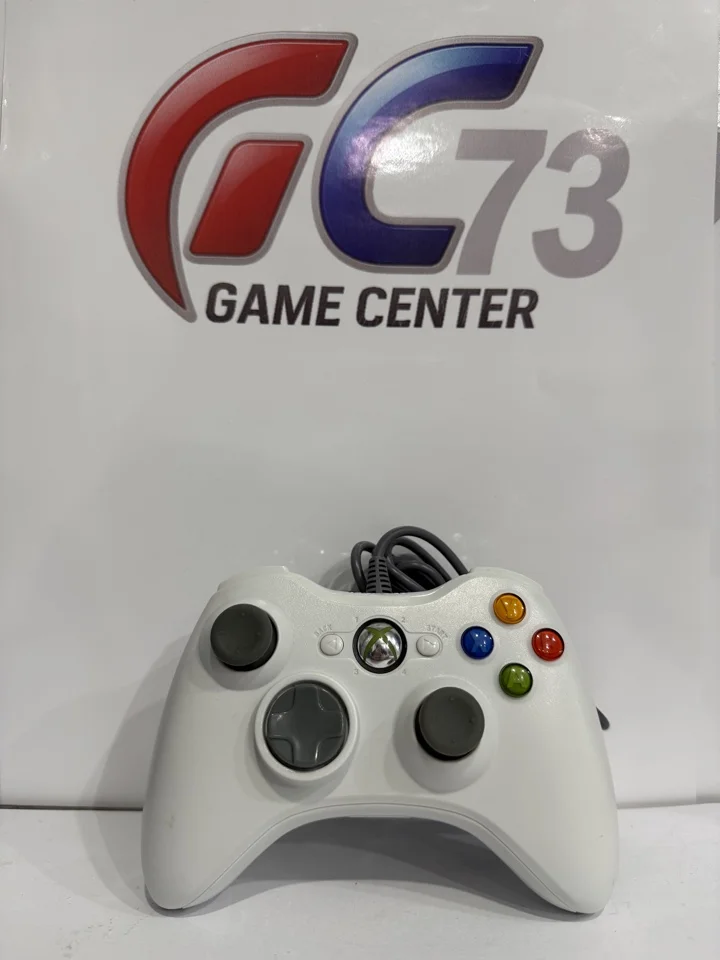 Проводной Геймпад X-Box 360 Белый Реплика Б/У - изображение 1