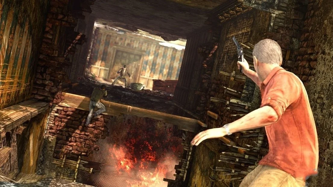 Uncharted 3 Essentials для Sony Ps3 Б/У - миниатюра 5
