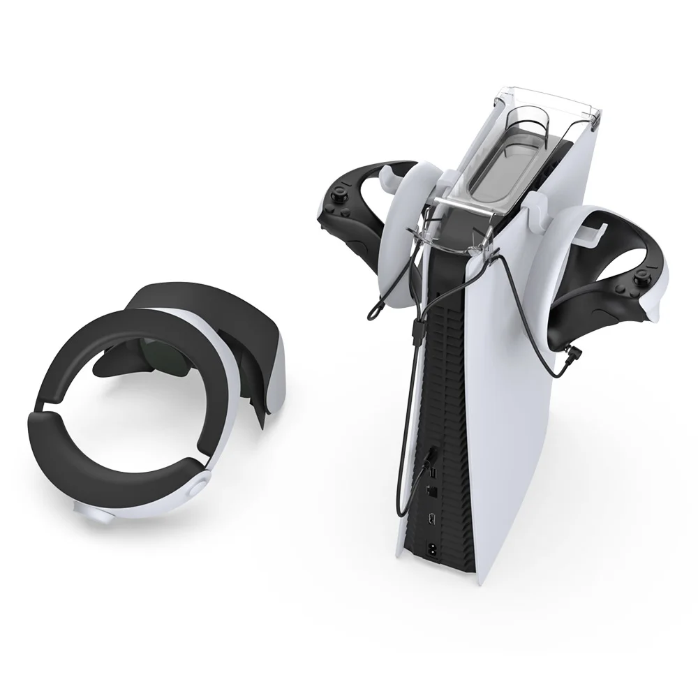 Подставка, крепление и магнитный кабель для зарядки DOBE для Ps5 VR TP5-2523 - миниатюра 4