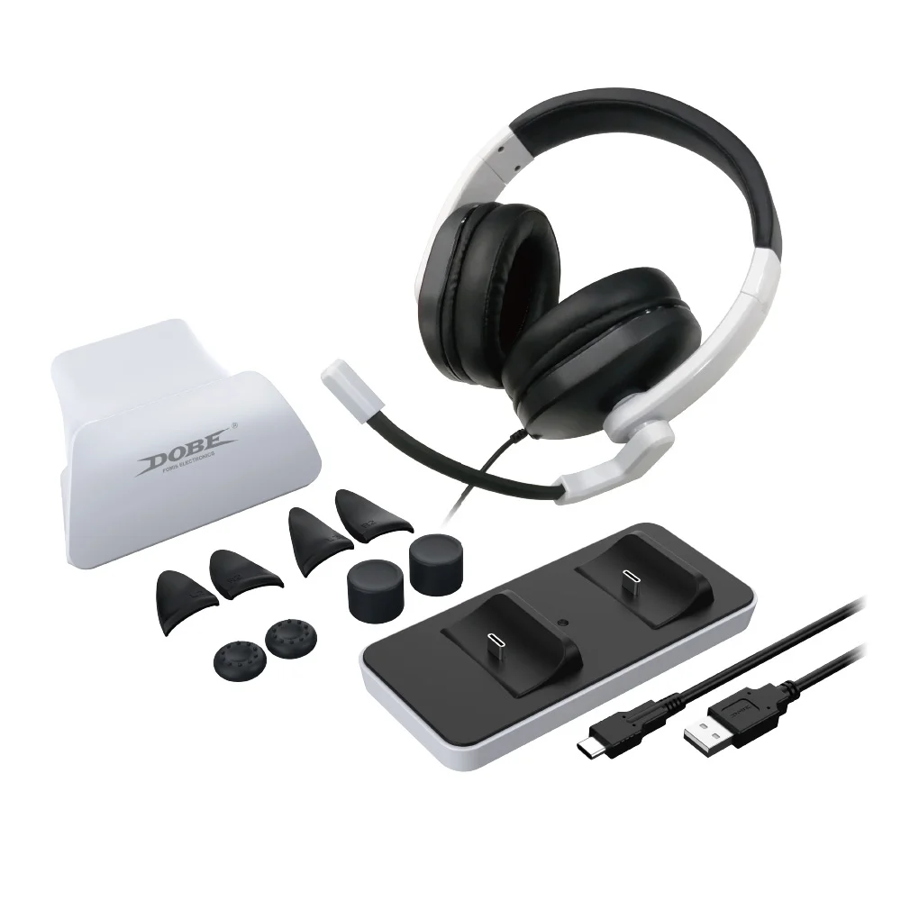 Набор аксеcсуаров Dobe 12в1 для Sony Ps5 TP5-0578B - миниатюра 2