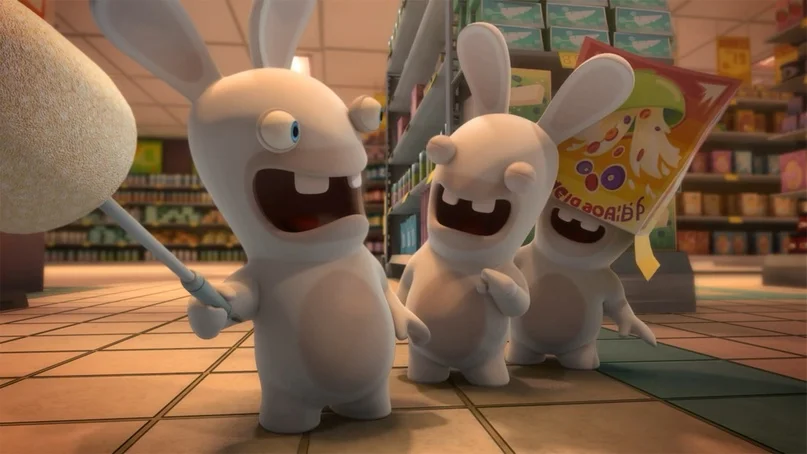Rabbids Invasion для X-Box 360 Б/У - миниатюра 4