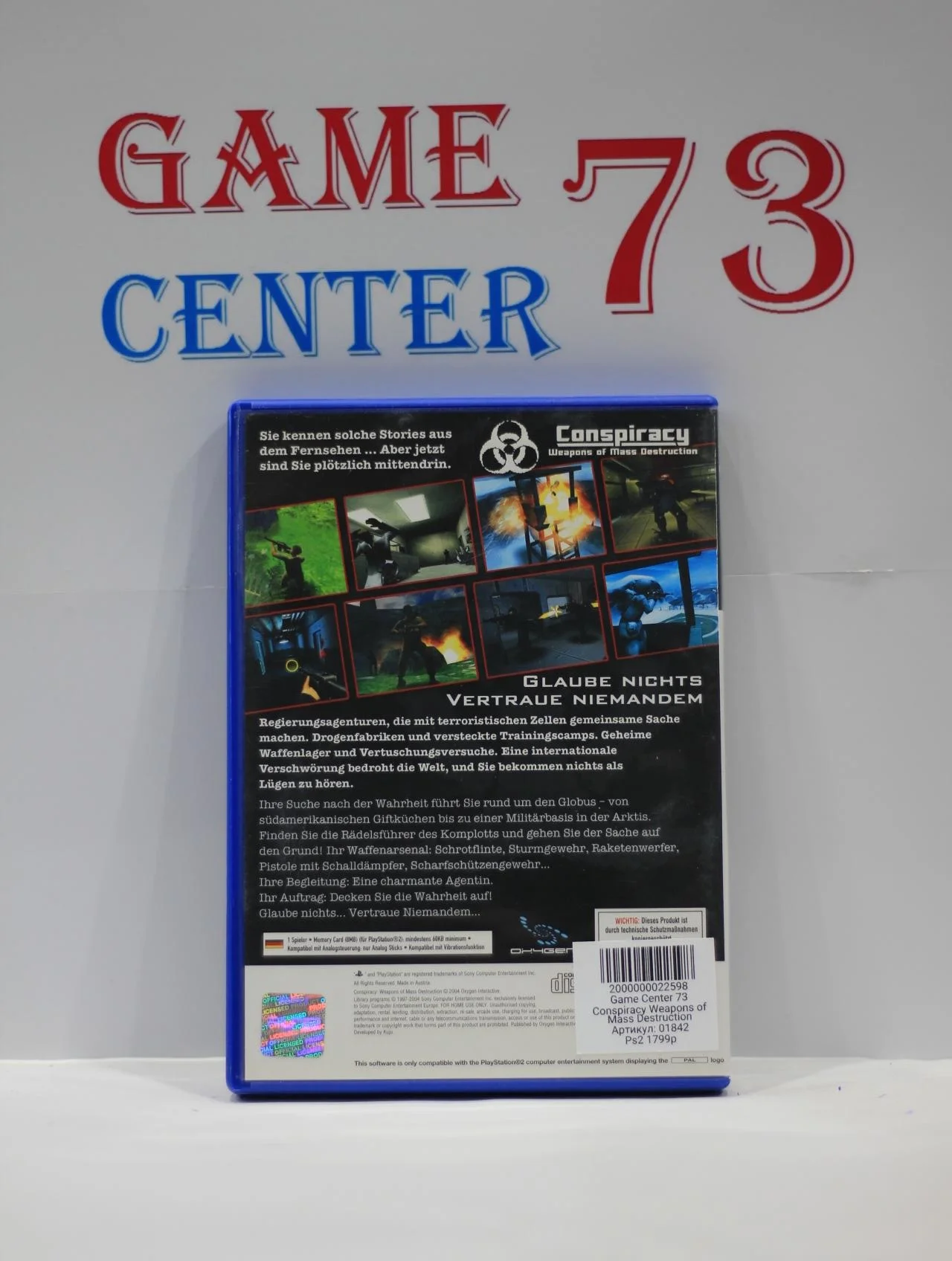 Conspiracy Weapons of Mass Destruction для Sony Ps2 Б/У - миниатюра 2