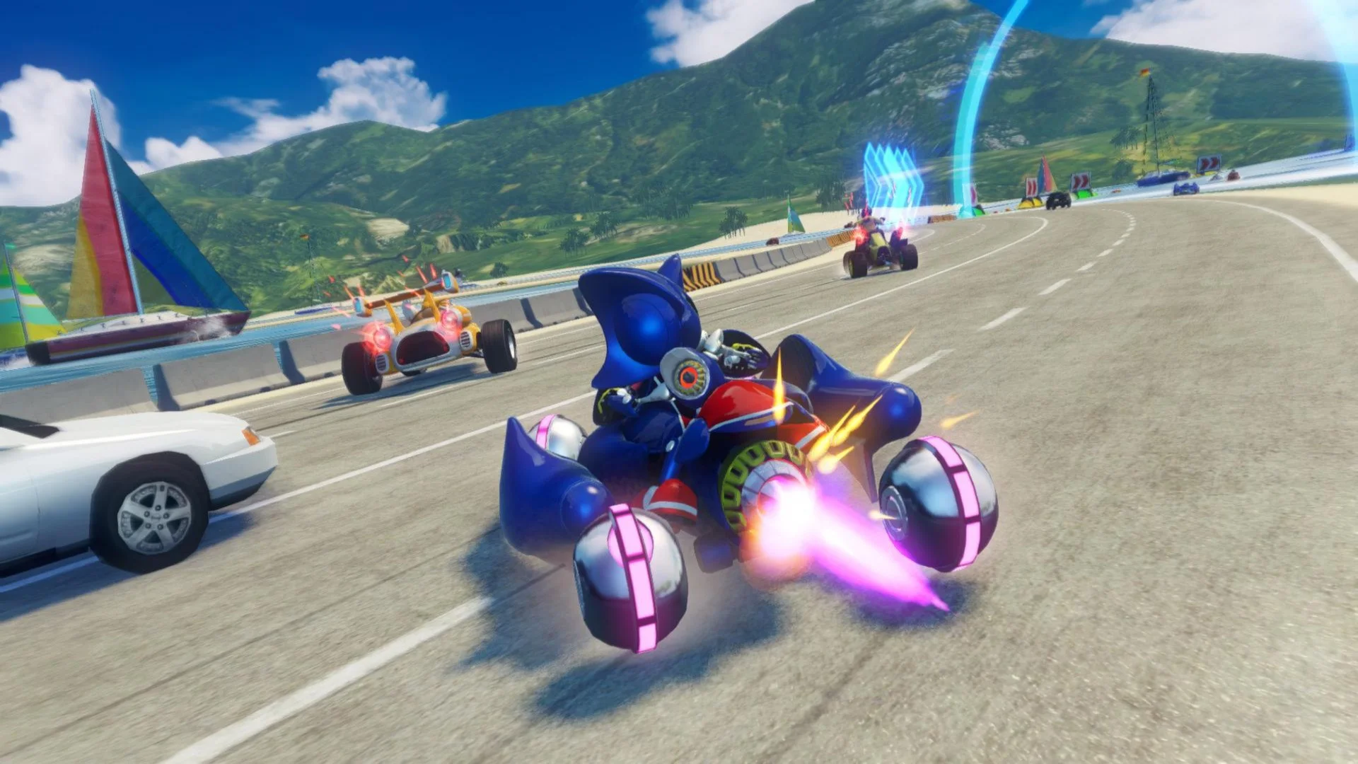 Sonic all Stars Racing Transformed для Sony Ps-Vita Б/У - миниатюра 3