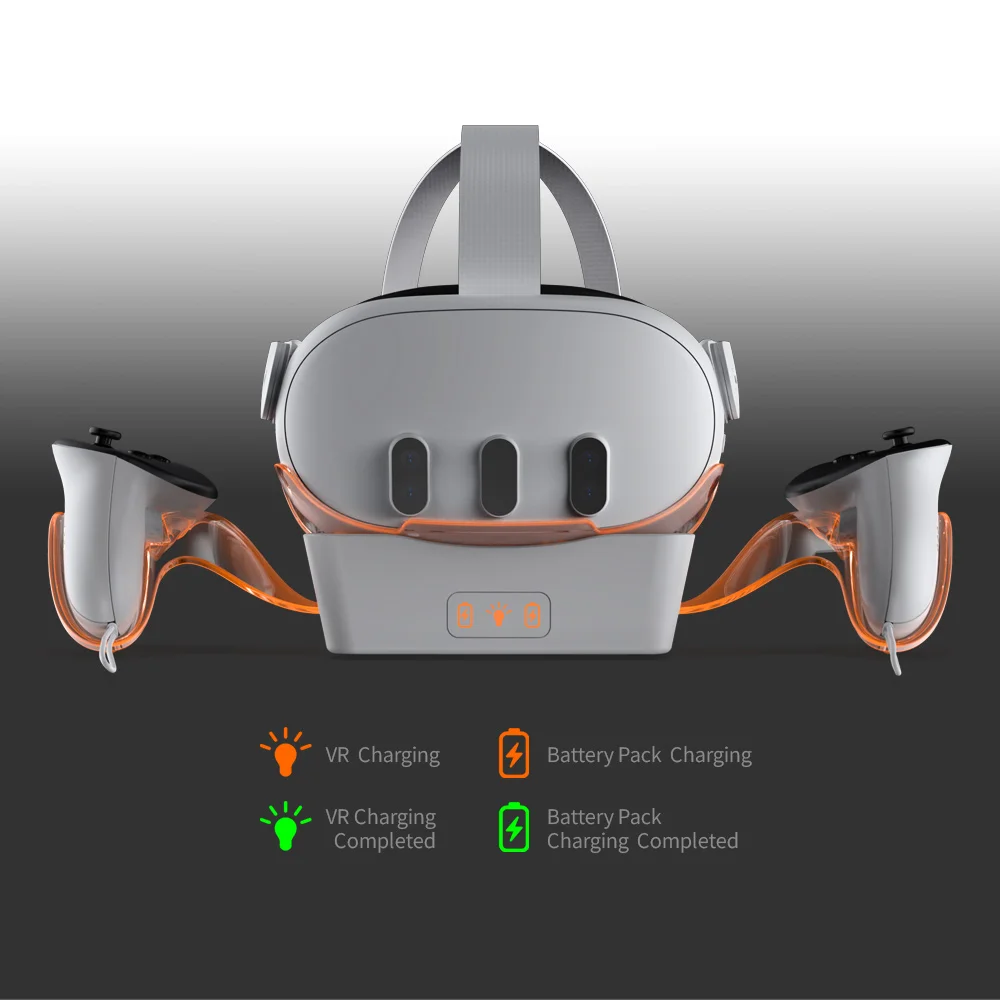 Зарядная станция Dobe для Oculus Quest 3, TY-3835 - миниатюра 8