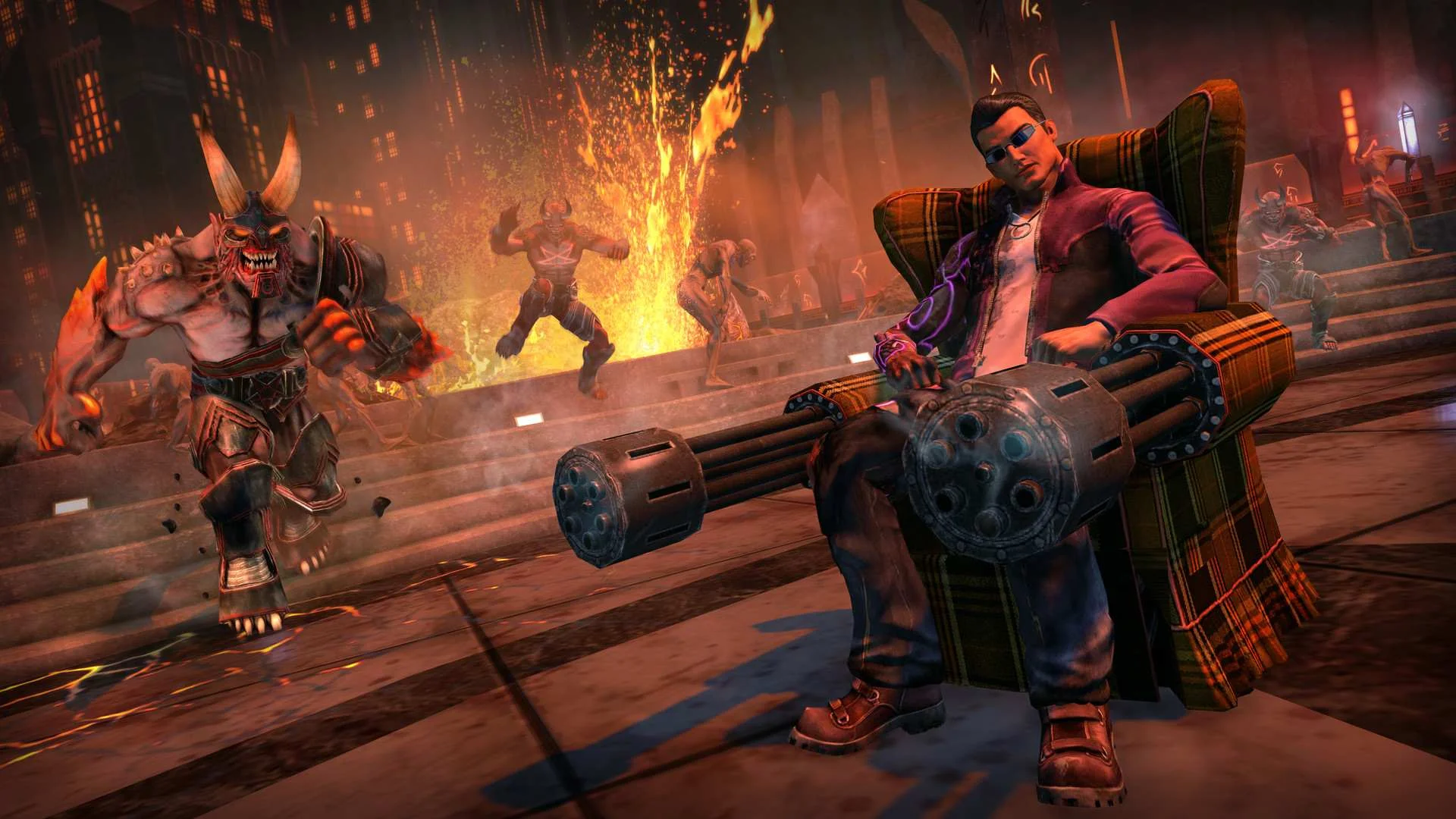 Saints Row Gat Out of Hell для Sony Ps3 Б/У - миниатюра 4