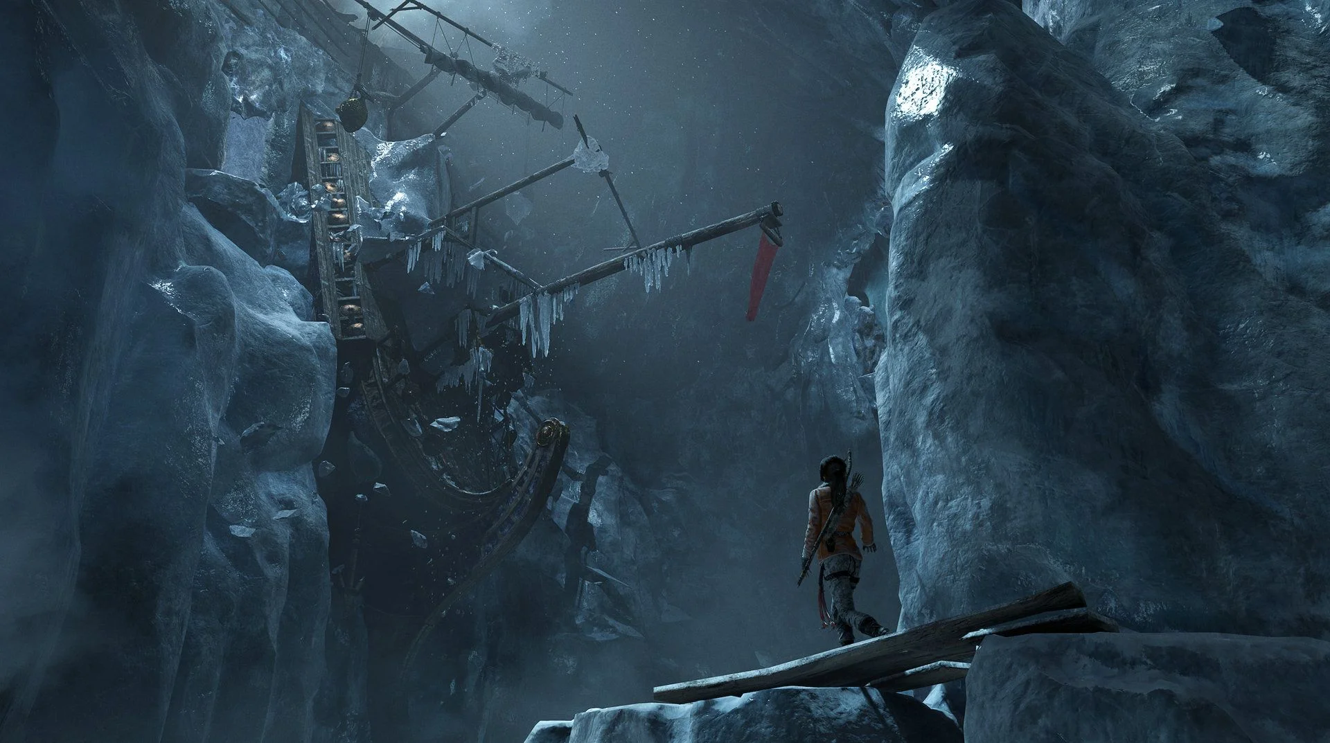 Rise of Tomb Raider Steelbook для Sony Ps4 Б/У - миниатюра 3