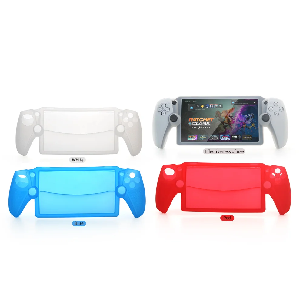Силиконовый чехол для PS5 Portal TP5-3586R красный - миниатюра 2