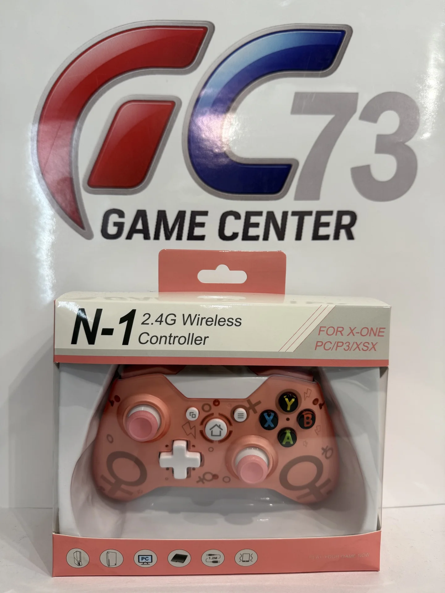 Геймпад N-1 для X-Box One/Series/Ps3/Pc Розовый - изображение 1