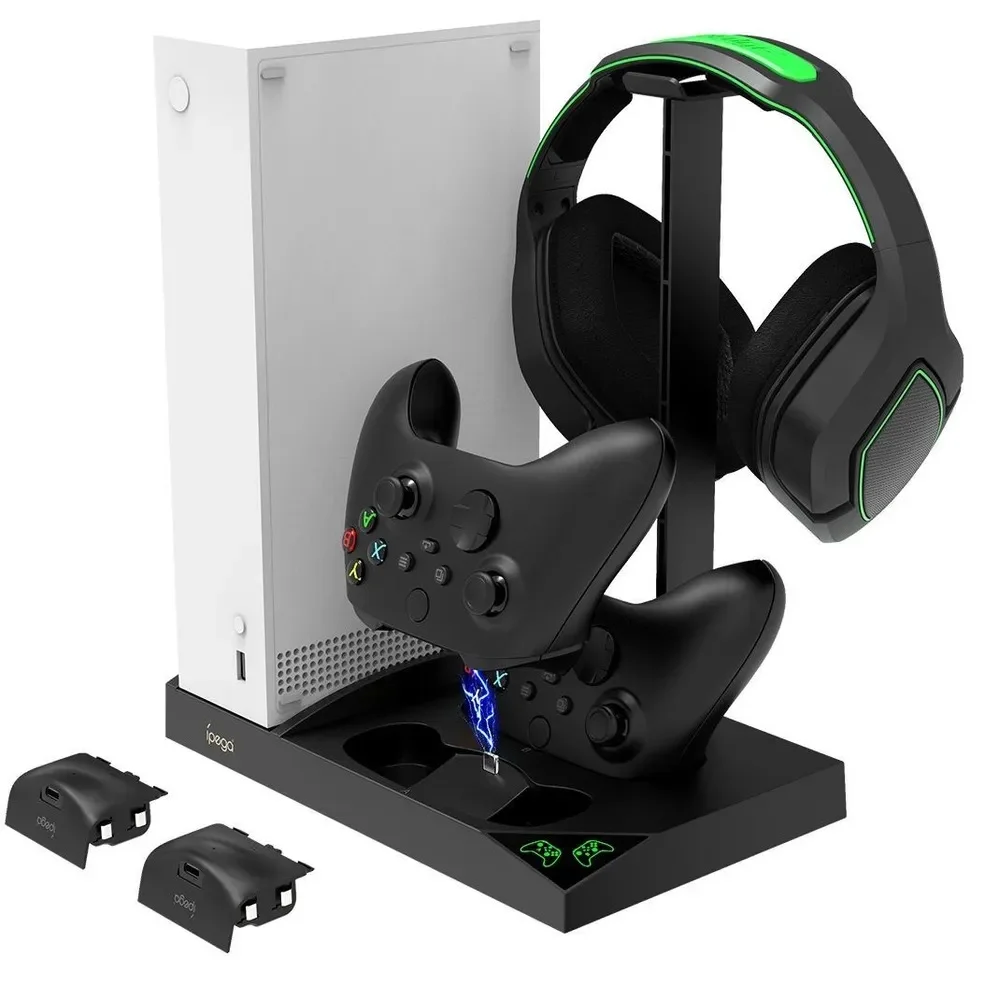 Многофункциональный стенд iPega для Xbox S серии + 2 аккумулятора 1400 мА, PG-XBS013 - миниатюра 2