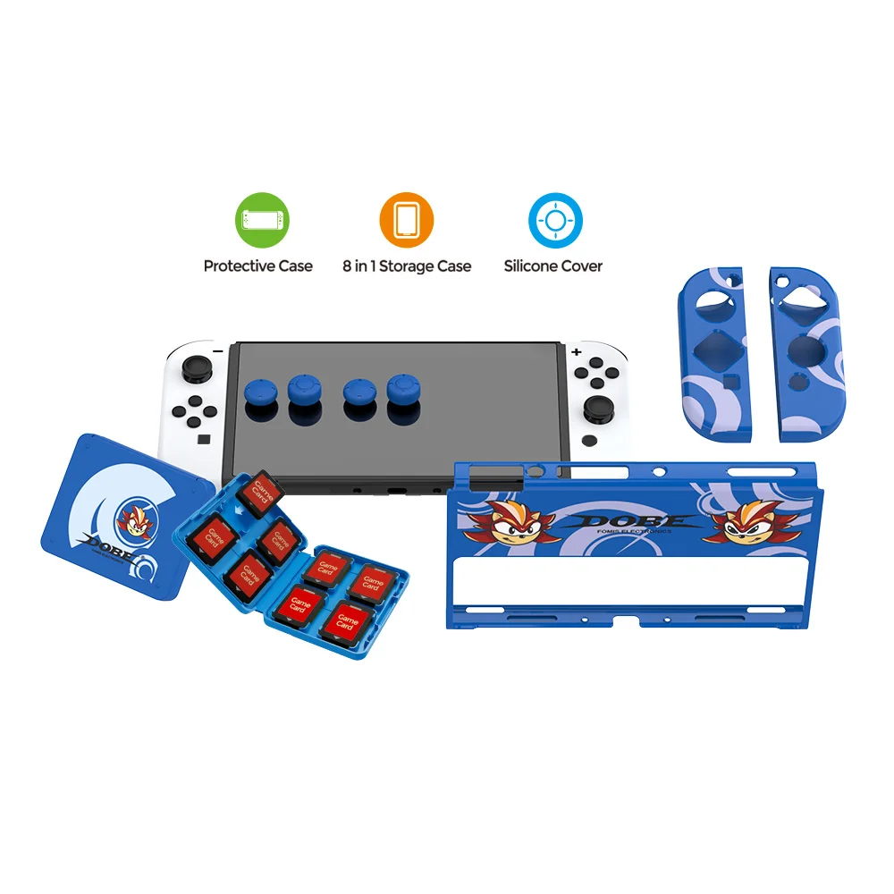 Набор Dobe для Nintendo Switch Oled Blue iTNS1192B - миниатюра 6