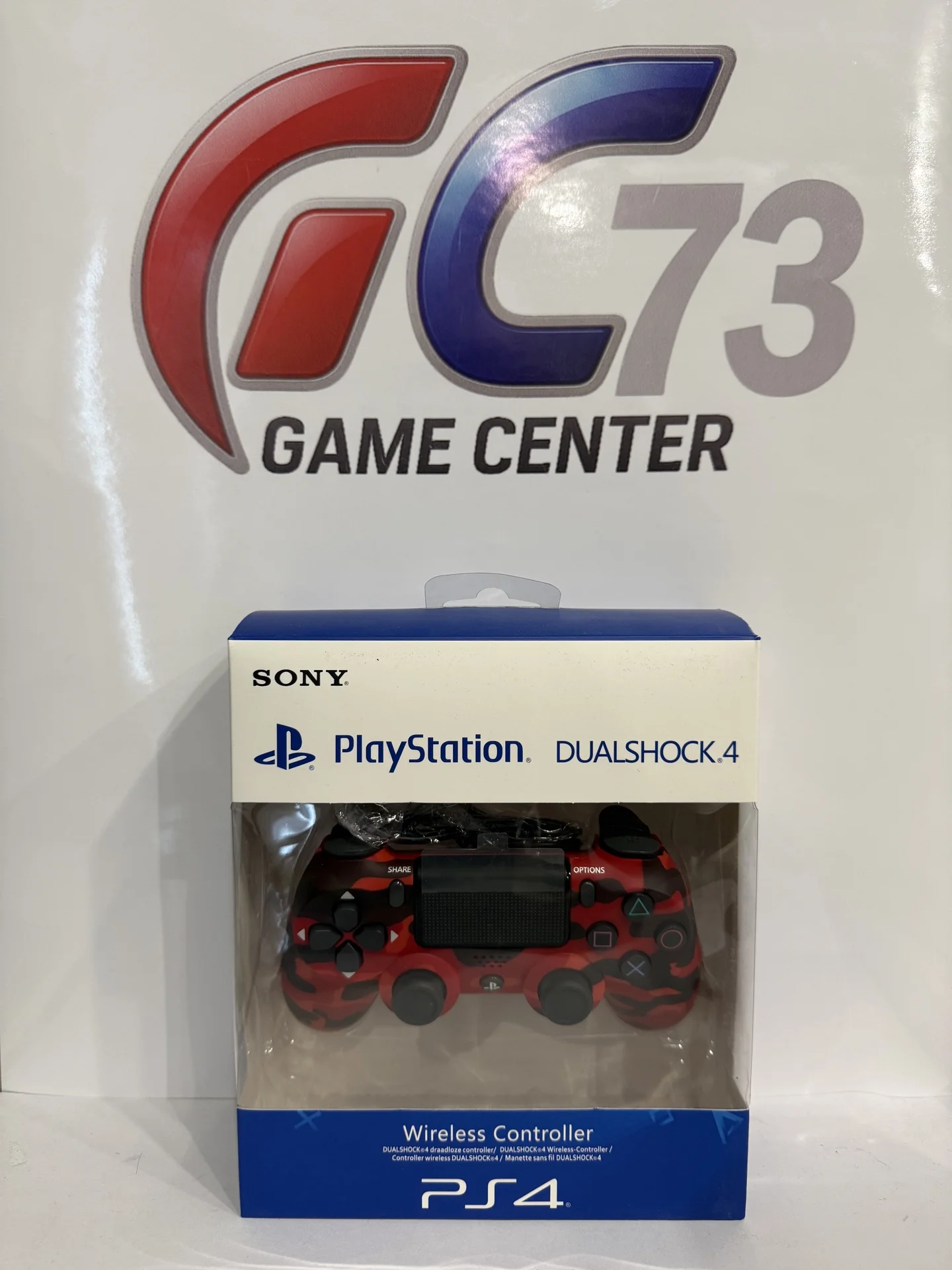 Новый Dualshock 4 для Sony Ps4 Красный Камуфляж - изображение 1