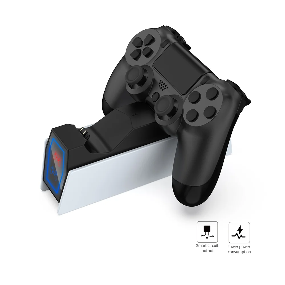 Зарядная станция DOBE для 2-х Dualshock 4 TP4-0417 - миниатюра 4