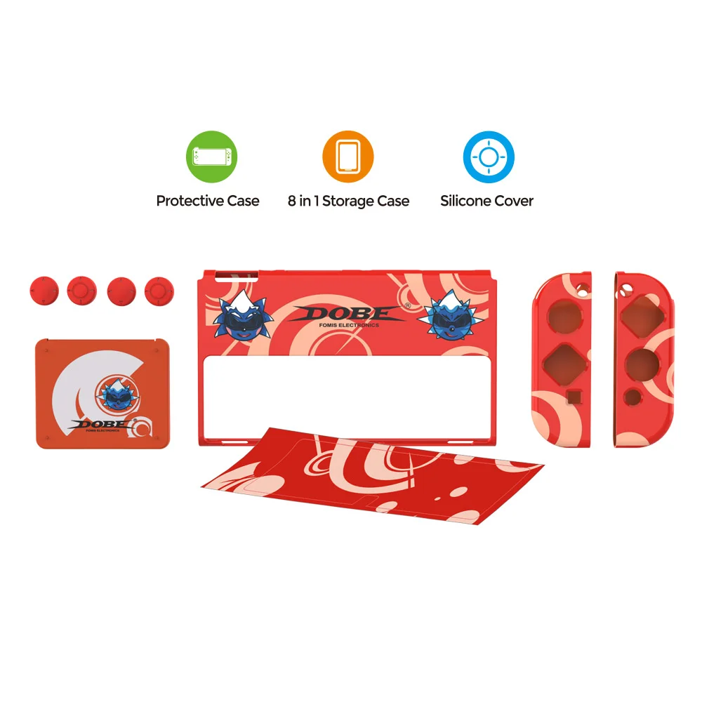 Набор Dobe для Nintendo Switch Oled Red iTNS-1192R - миниатюра 4