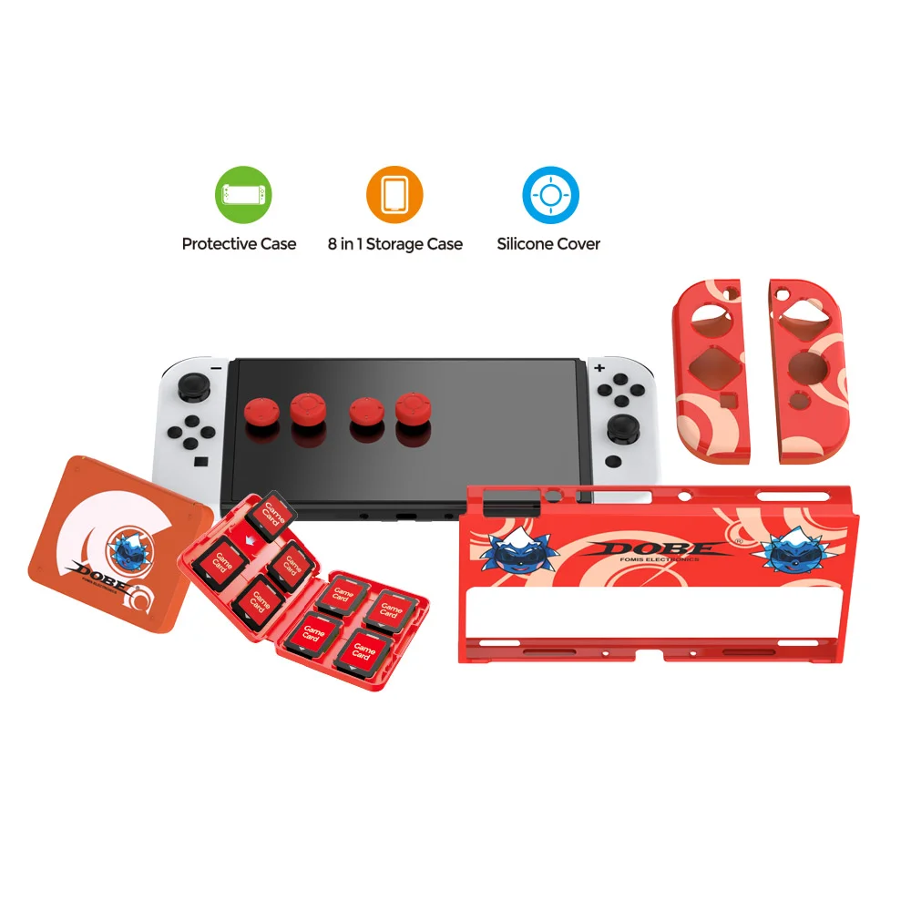 Набор Dobe для Nintendo Switch Oled Red iTNS-1192R - миниатюра 5