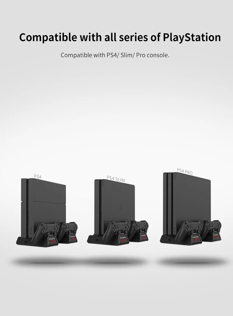 Мульти-стенд Dobe для Sony Ps4/Slim/PRO TP4-882C - миниатюра 3