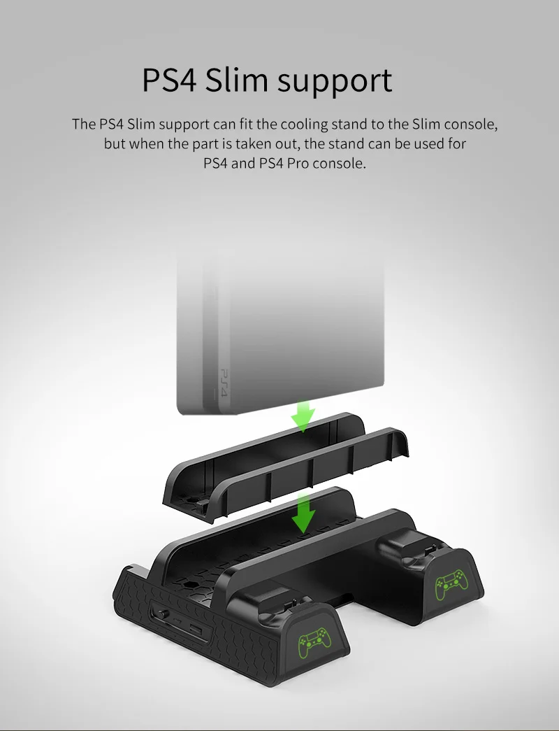Мульти-стенд Dobe для Sony Ps4/Slim/PRO TP4-882C - миниатюра 7