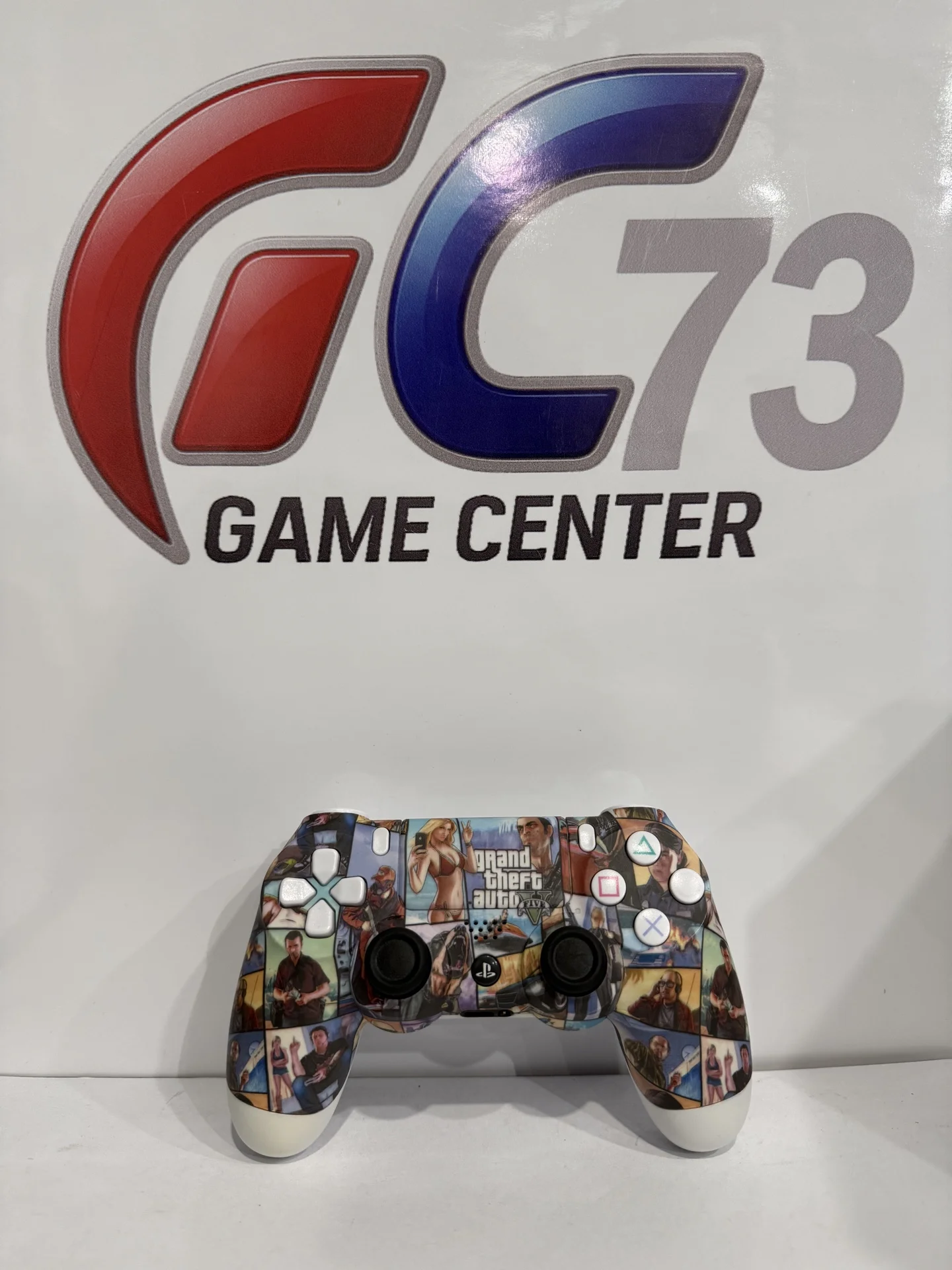 Dualshock 4 Реплика GTA5 для Sony Ps4 Б/У - изображение 1