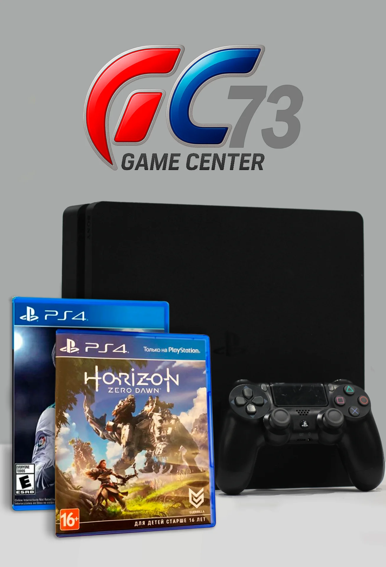Sony Ps4 Slim 1Tb + Fifa 18 + Horizon, Trade In - изображение 1